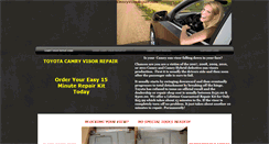 Desktop Screenshot of camryvisorrepair.com