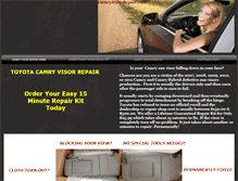 Tablet Screenshot of camryvisorrepair.com